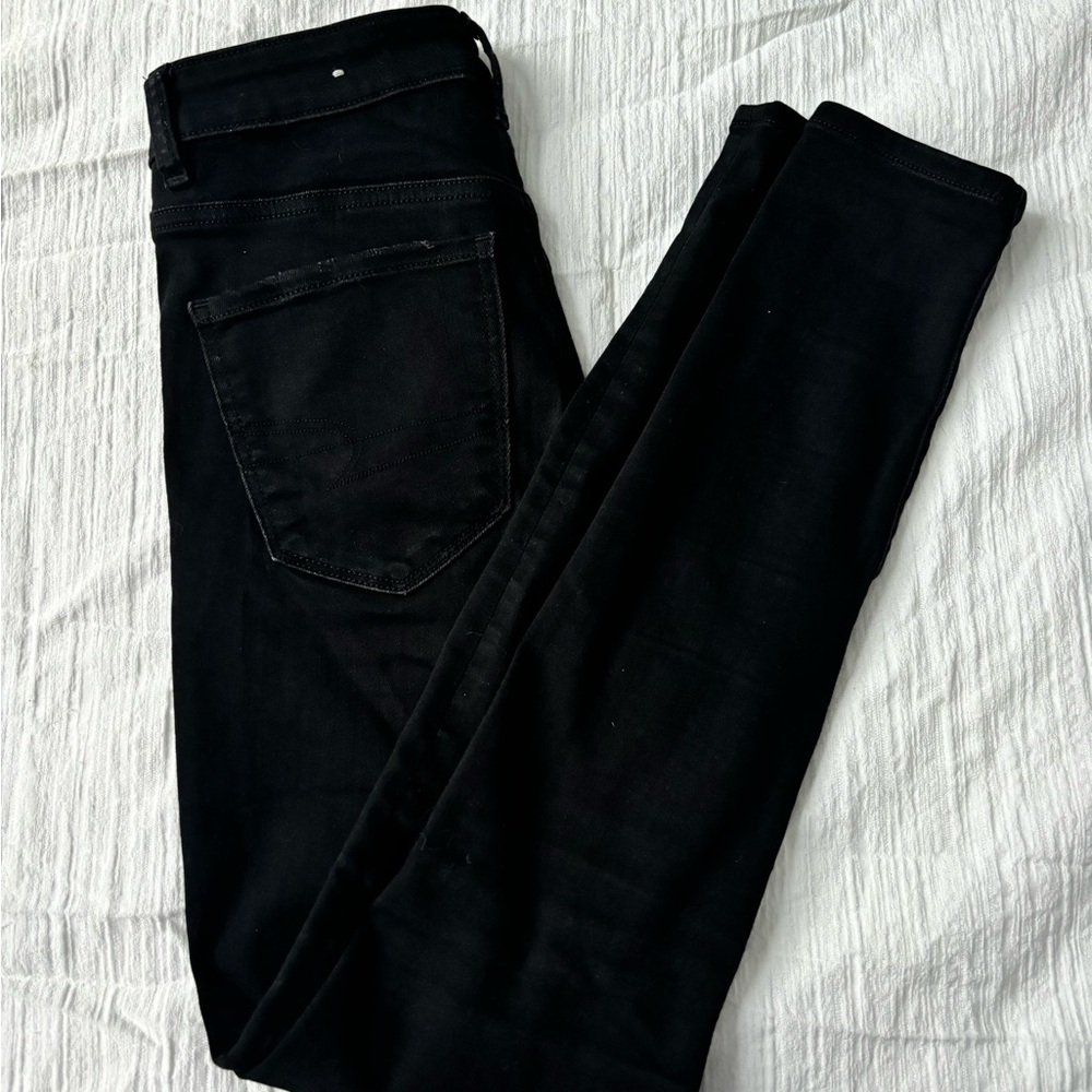 Classic Black Women's American Eagle Jeans